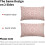 Capas de almofada boho rosa claro em linho, 30x50 cm (conjunto de 2) 5