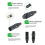 3-Pronged Waterproof Xlr Microphone Audio Plug Xlr Balanced  Female Thread  Shell, D 6