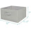 Hanging Closet Shelf Organizer with 3 Drawers – Light Grey 3