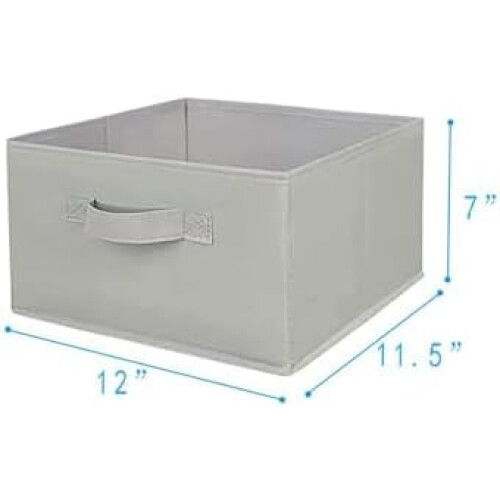 Hanging Closet Shelf Organizer with 3 Drawers – Light Grey 2