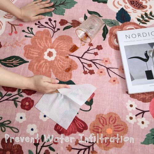 Χαλί Boho Vintage 5x7 – Πλενόμενο, Αντιολισθητικό, Χαμηλό πέλος 1