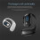 Digital Display Single Ear Hanging Ear  Headset Open  5.3 Wireless Headset Earphone Black 2