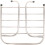 Laundry Room Clothes Drying Rack Silver Stainless Steel 1Set 4