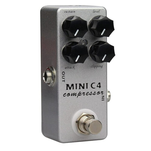 MOSKYAUDIO  C4 Kompressor Gitarreffektpedal True Bypass för Elgitarrtillbehör