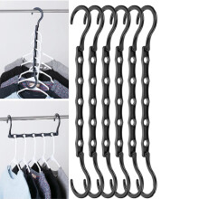 Garderobshängare Kraftiga Kaskadhängande 6-pack