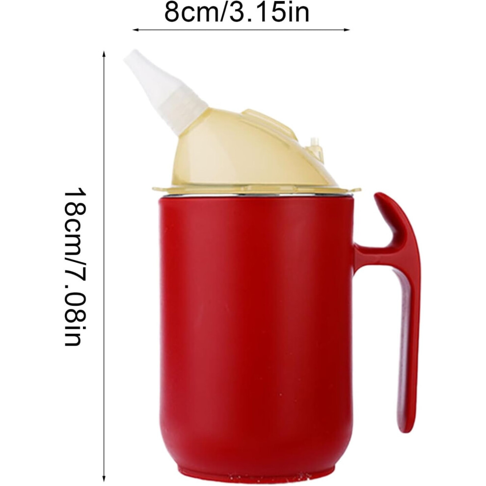 Gallickan Leak-Proof Sippy Cup 14 oz with Two Lids and