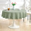 Round Tablecloth 54" Sage Green Polyester 5