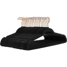 Lot de 50 cintres fins en velours antidérapants pour costumes