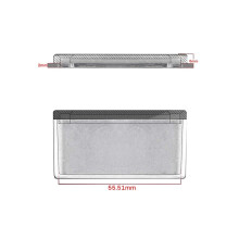 4PCS 1590B Guitar Pedal Enclosure Aluminum Diecast Stomp Box Case Toggle Box 112x61x32mm
