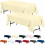 Ivory Rectangle Tablecloth Polyester 60x84 inch 2-pack 1