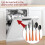 Stainless Steel Silverware Set Pink Black 20-Piece 5