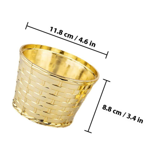 Golden Plastic Tabletop Christmas Tree Stand 1