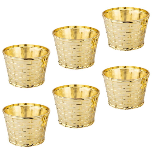 Golden Plastic Tabletop Christmas Tree Stand