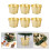 Golden Plastic Tabletop Christmas Tree Stand 3