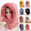 Γυναικεία καπέλα Slouchy Fleece Beanie με κασκόλ, μάσκα, κορδόνι, χειμωνιάτικο ζεστό καπέλο 2