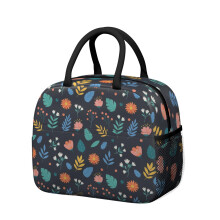 Bolsa isotérmica floral para mujer – A prueba de fugas, 27 cm (10,6 pulgadas)