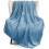 Fleece Throw Blanket 50x60 in Slate Blue 1