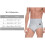 Herrkalsonger i bomullsstretch med hög midja, 2-pack, 2XL 2