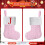 Mini Knit Christmas Stocking with Initial Embroidery 3