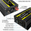 Μετατροπέας τάσης αυτοκινήτου DC12V σε AC110/220Power Μετατροπέας ισχύος 3000W ψηφιακός, 4