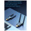 150 Meter Bt5.4 -Adapter Freilauf Computer USB  Audio Headset Empfangssender mit Antenne 6