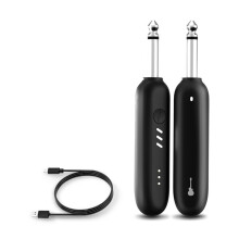 Wireless Guitar System, UHF 3.0 Audio Wireless Guitar Transmitter and Receiver for Electric Instrument for Guitar Bass