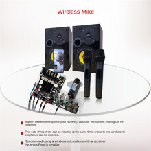 ZK-502HS KTV Microphone Audio Integrated Machine 2.0 Channel Amplifier Board 50w+50w, External Amplifier Board