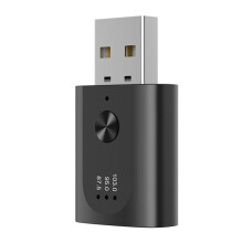 USB  5.3 Adapter, Kabelloser Audioempfänger, -Sender mit Mikrofon, Freisprecheinrichtung Fürs Auto mit UKW-Radio