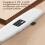 Wireless Bone Conduction Speaker Under Pillow  Speaker White Noise Sound for Sleep White 4