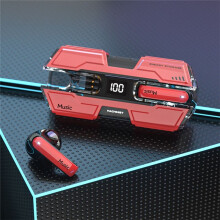 Wireless Headphones Touch Control Earphones Sport Stereo Gaming Headset Suitable for Games Clear Footsteps-B