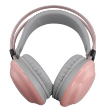 RGB Gaming-Hoofdtelefoon Draadloze Hoofdtelefoon E-Sports Game-Headset Dynamische Verlichtingcomputerhoofdtelefoon Roze