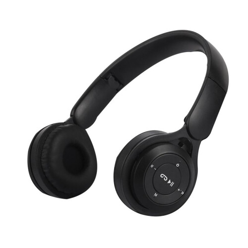 Headband  Headset Y08 Wireless  Headset Portable Foldable Children Headset Black