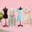 Mini Doll Dress Form Holders Black White 6 Pcs 3