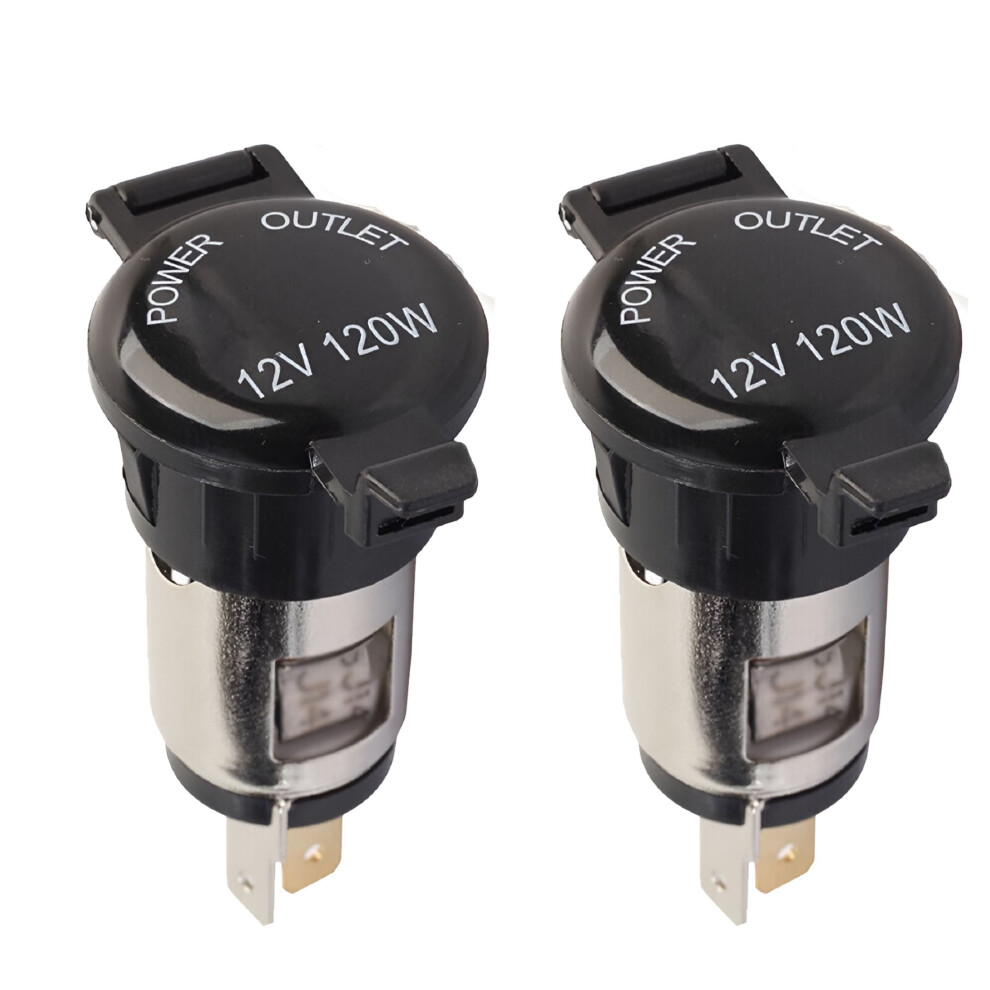 Cigarette Lighter Socket 12V 120W 2 Pcs 9448990199594