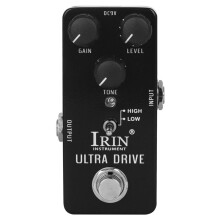 IRIN Effectpedaal voor Elektrische Gitaar True Bypass-Pedaal Metalen Behuizing Gitaaraccessoires (ULTRA DRIVE)
