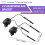 Support de Rail pour Casque de Microphone, Oreillettes Rabattables Réglables Multi-Angles, Support Fixe, Accessoires de Casque Vert 6