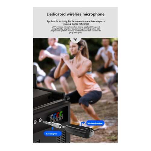 Wireless Headset Microphone for Voice Amplifiers Wireless Microphone Headset Wireless Microphone Headset for Teaching 2