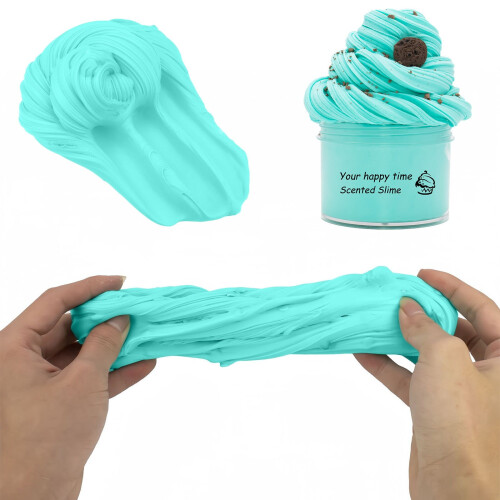 Παιχνίδι Furry Cloud Slime με αξεσουάρ και ελαστικά noodles 2