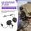 Support de Rail pour Casque de Microphone, Oreillettes Rabattables Réglables Multi-Angles, Support Fixe, Accessoires de Casque Vert 4
