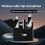 Wireless Lavalier Microphone with LCD Display Charging Box Portable Noise Reduction Mic for Live Streaming,C 5