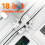Surge Protector Power Strip12AC Outlets6USB Ports 2