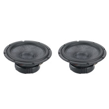2 StüCk 6,5 Zoll MitteltöNer Bass Lautsprecher 4 Ohm 40W Glasfaser Woofer Hifi Audio Lautsprecher DIY für Heimkino
