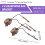 Support de Rail pour Casque de Microphone, Oreillettes Rabattables Réglables Multi-Angles, Support Fixe, Accessoires de Casque, Couleur Boue 6