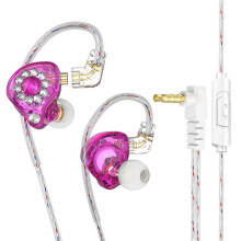 In Ear Monitors Headphones Earphones 11mm PET Composite Diaphragm Dynamic Earphone 3.5mm with Microphone