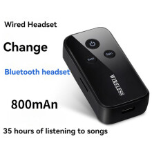 Adaptateur Récepteur Sans Fil, Conception Lavalier Portable pour Haut-Parleurs de Voiture, Récepteur de Musique Audio, Adaptateur
