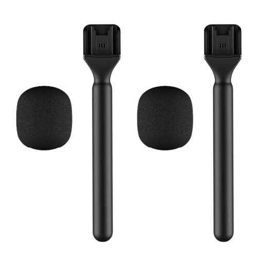 2X Handheld Stick HTX Wireless Microphone Handheld Stick for  Mic/Moma/ Go/Relacart Microphone,A