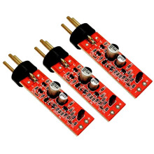 3X Diaframma Biberon Condensatore Microfono Registrazione Microfono Produzione DIY Riparazione Circuito Modificato con Spina