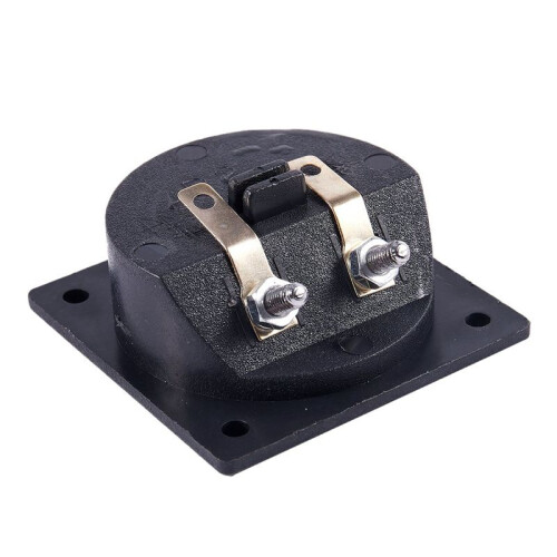 8X Square Shape Double Binding Post Type Speaker Box Terminal Cup Black 2