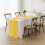 Chiffon Table Runner 28 x 118 in Yellow 5