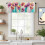 Abstrakt blommig stångfickavalans 102x30x15 cm 2